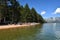 Boating in Emerald Bay on South Lake Tahoe in California