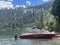 Boating in Emerald Bay on South Lake Tahoe in California