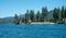 Boating and exploring at hayden lake in idaho state near spokane washington