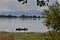 Boating Family on a Lake