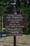 Boating and Fishing Sign by the Pennsylvania Fish Commission at Lake Wallenpaupack in the Poconos