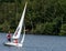 Boating on the lake