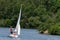 Boating on the lake