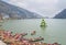 Boating in Naini Lake, india