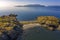 Boating in the San Juan Islands Of Puget Sound and Washington State.