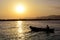 Boating at Sunset