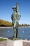 Boatman sculpture at Lake Balaton,Hungary