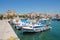 Boats at Aegina Town harbour, Greece