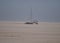 Boats Aground During Low Tide On The East Frisian Island Borkum