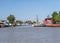 Boats of all sizes in the port at Tigre in Argentina on Parana delta