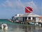 Boats at the Amigos del Mar Dock in San Pedro, Belize