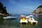 Boats in Ampelaki bay, Corfu.