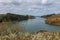 Boats anchored in the river Aber Wrach