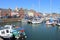 Boats in Arbroath Harbour Arbroath Angus Scotland