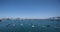 Boats Arranged in San Diego Harbor