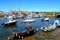 Boats in Axmouth harbour.