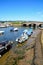 Boats in Axmouth harbour.