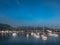 Boats in Baia delle Favole in front of Sestri Levante