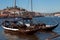Boats with barrels of port, Porto