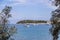 Boats in a bay with crystal clear water, Croatia