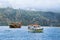 Boats in the Bay of Kotor, Adriatic Sea, Montenegro