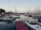 Boats in the bay of Larnaka