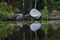 Boats on a beautiful shore of lake