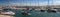 Boats at berth, panorama