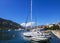 Boats in the blue sea, Kotor, Montenegro