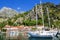 Boats in the blue sea, Kotor, Montenegro