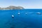 Boats on the Blue Sea, Lipari, italy