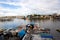 Boats, boathouses, slums, River Amazon, Manaus, Brazil