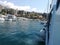 Boats, boats and old yachts near the pier.