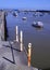 Boats in Bray Harbour, Co Wicklow, Ireland, in summer