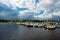 Boats In A Calm Harbor In Ireland