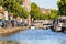Boats canal Alkmaar, The Netherlands