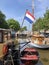 Boats in a canal in Harlingen