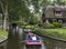 Boats in Canals in Giethoorn