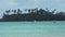 Boats & catamaran or Hobie cat yachts sailing on Muri Lagoon Reef Rarotonga Island