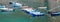 Boats on clear turquiose waters