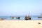 Boats at the coast of Saint Martin`s, Bangladesh