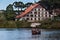 Boats on Dark Lake Gramado Brazil