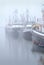 Boats at Dock, Fog, Steveston