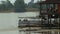 Boats Docked At Bukit Merah Lake Jetty, Malaysia