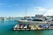 Boats Docked on Lake Michigan in Kenosha Harbor