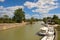 Boats at the French Canal-du-Midi