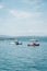 Boats in Frenchman Bay, in Bar Harbor, Mount Desert Island, Maine