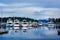 Boats at Friday Harbor San Juan Island Washington