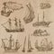Boats - An hand drawn vector pack