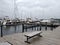 Boats harbor marina water lake dock nautical navy Michigan